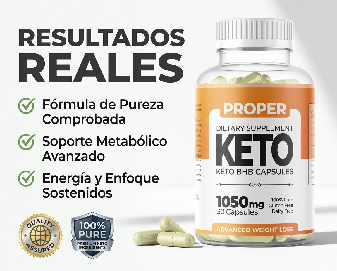 Proper Keto cápsulas — fórmula original (Farmacias YZA)